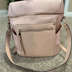Poppy & Peonies Blush Commuter Backpack